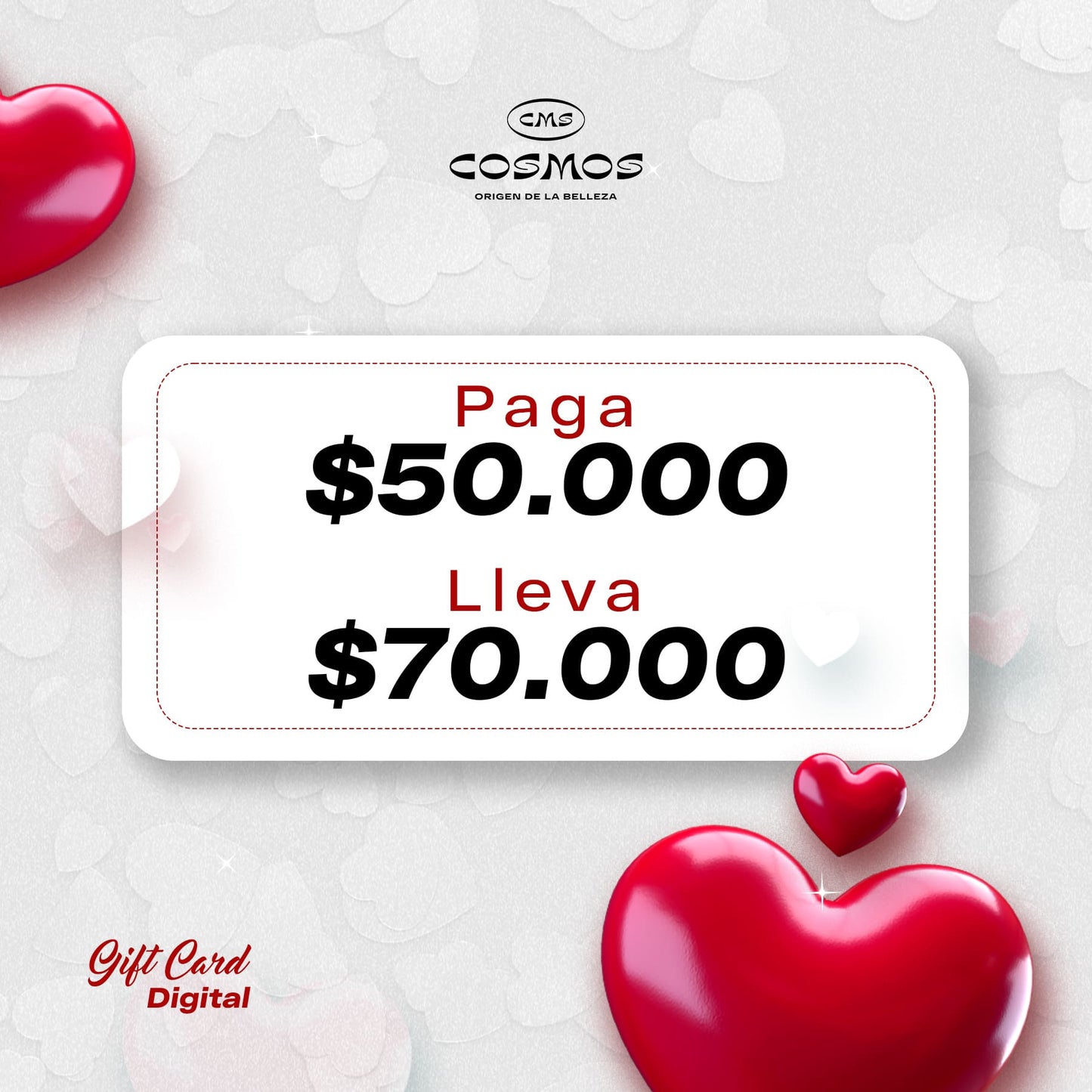 Tarjeta De Regalo $70.000