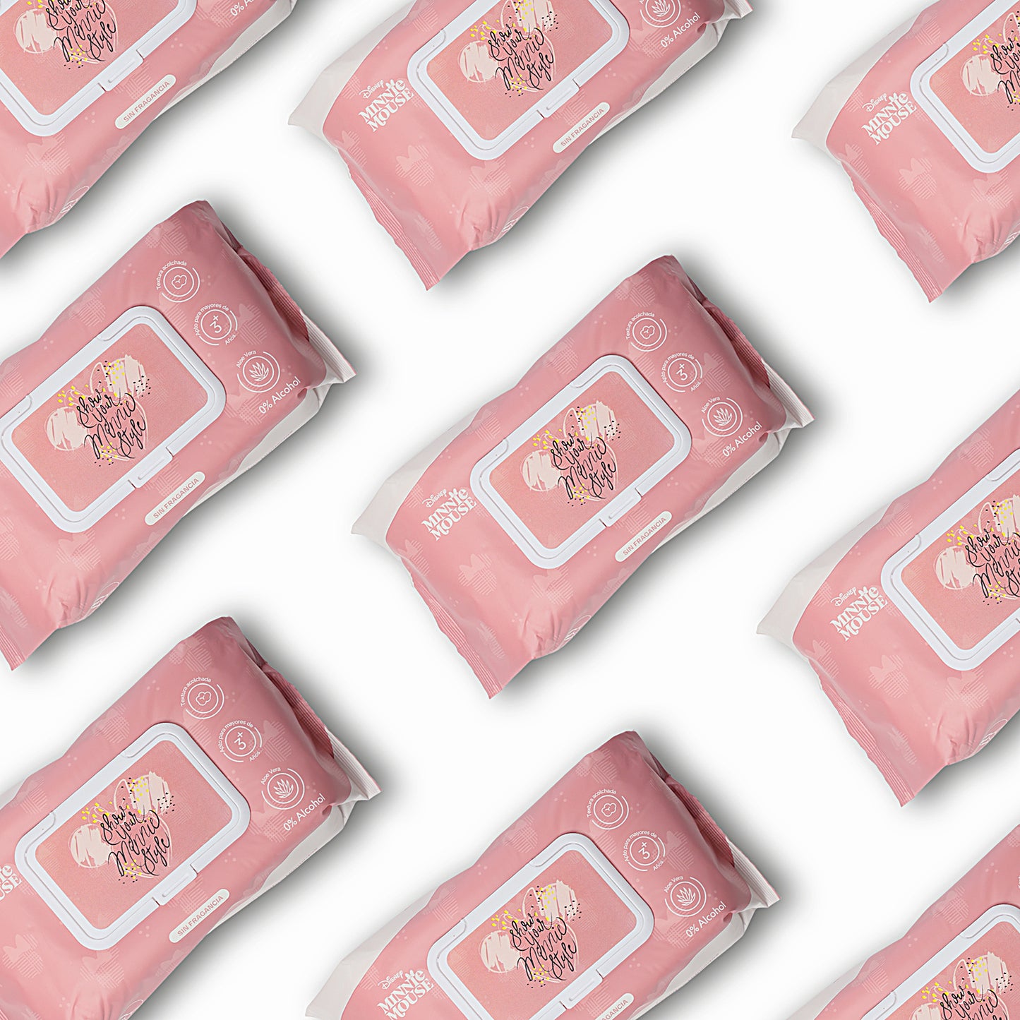 Pack x 12 Pañitos Húmedos Disney Cosmos Minnie Dama