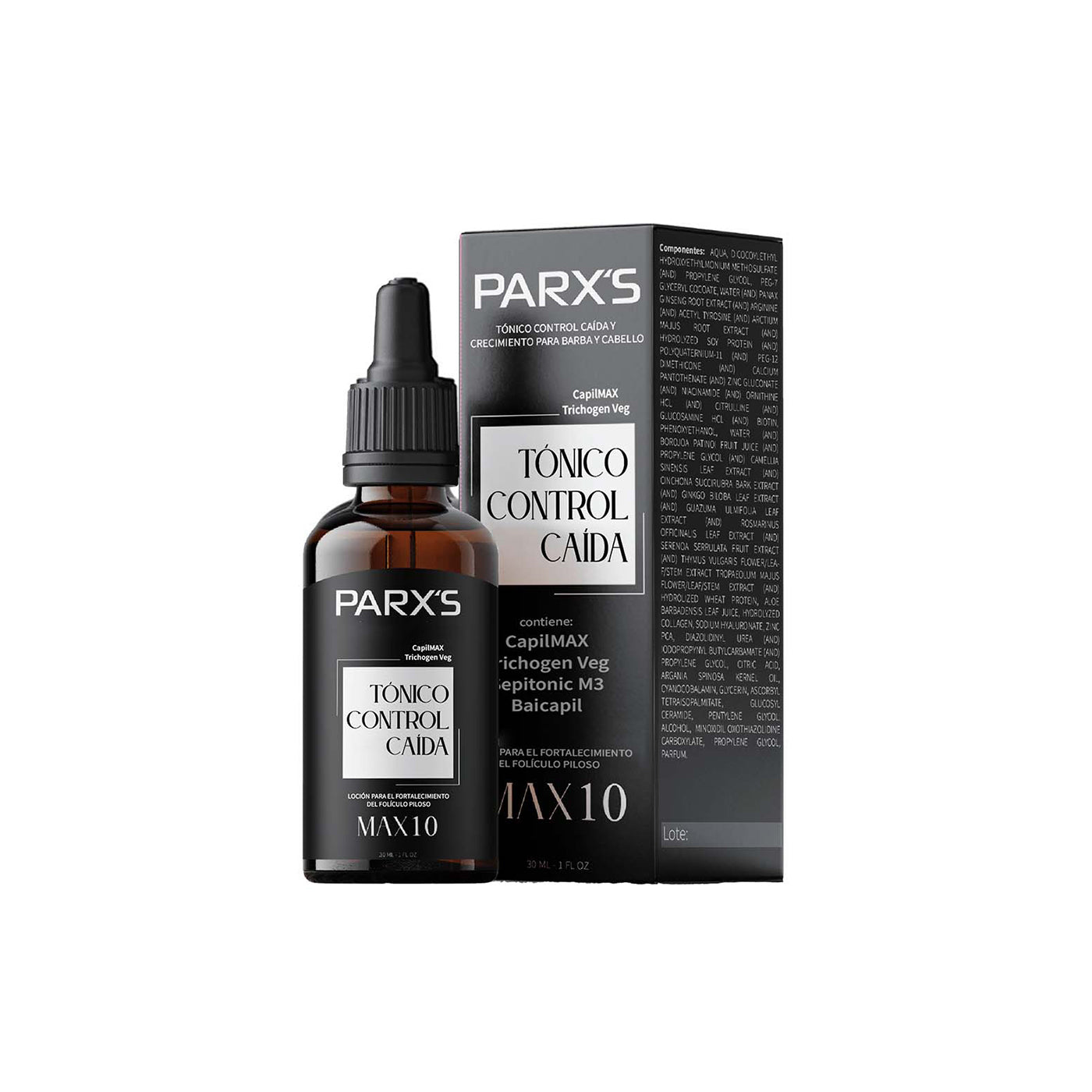 Tonico Anticaida Masculino Parx´s Max 10