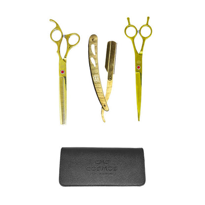 Set Tijeras X2 + Barbera CMS Cosmos 6.5"