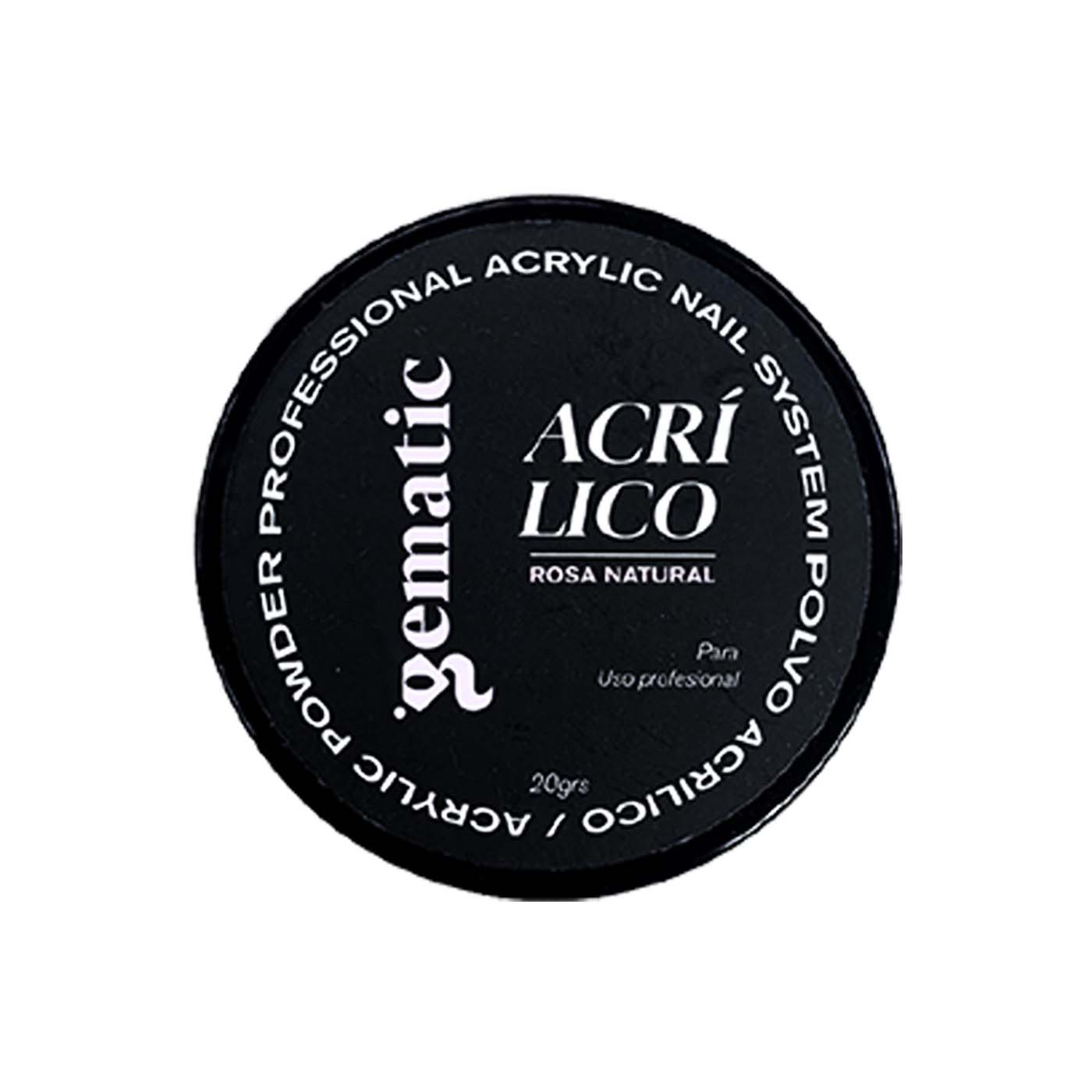 Acrilico De Uñas Gematic Rosa Natural