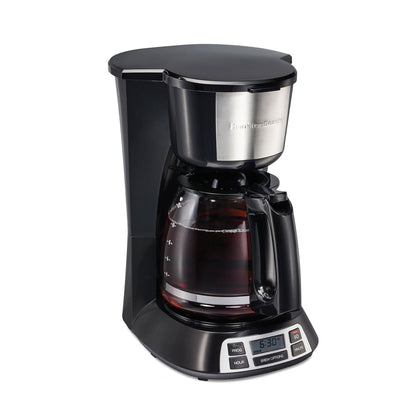 Cafetera 12 Tazas De Filtro Programable Hamilton Beach 49630G