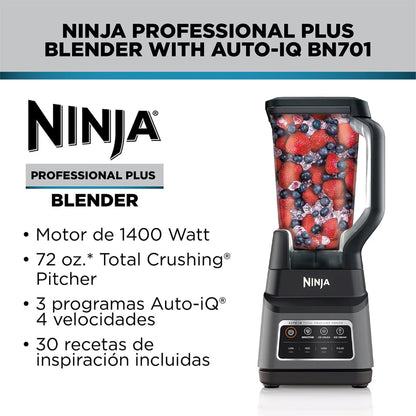Licuadora Profesional 3 Programas Ninja BN701