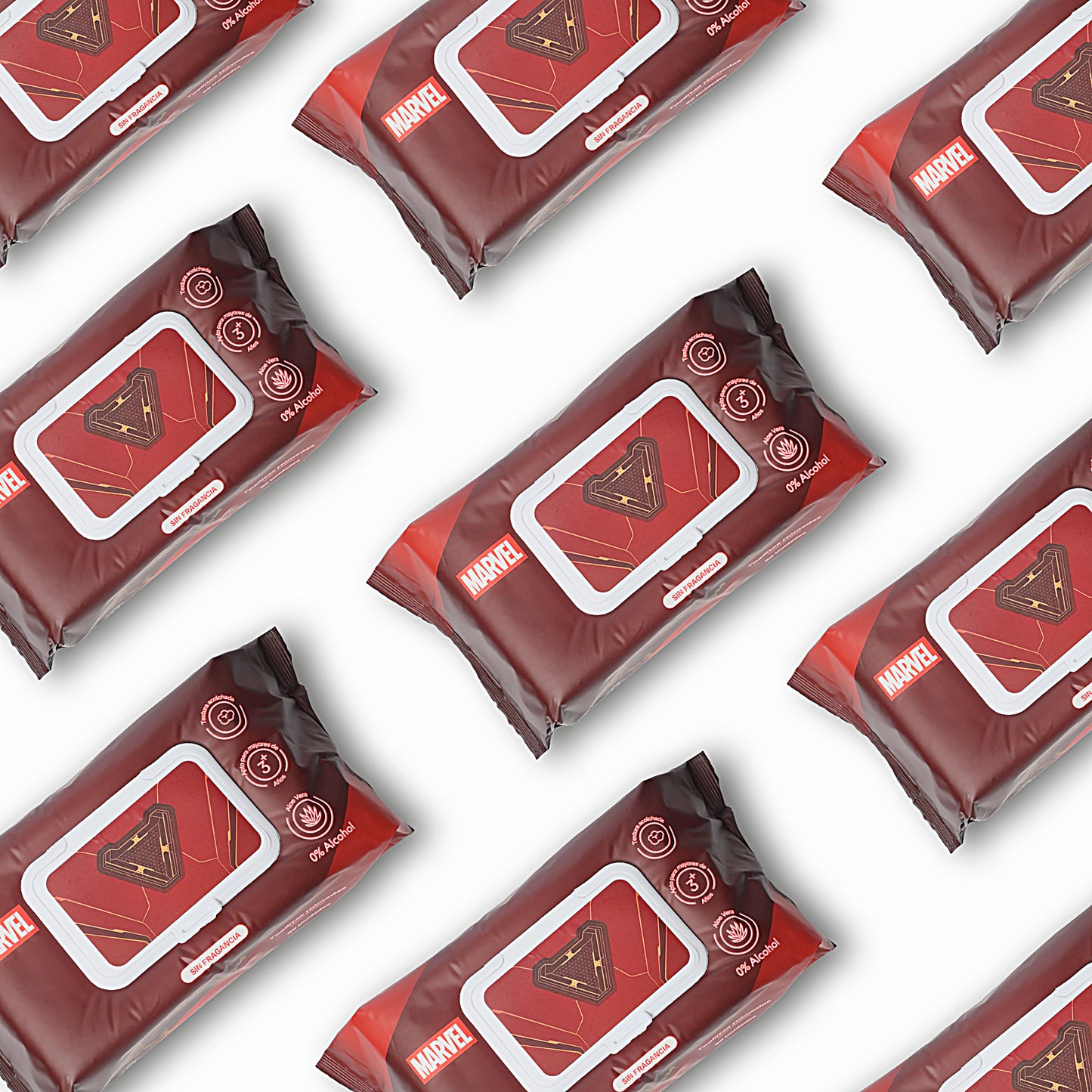 Pack x 12 Pañitos Húmedos Marvel Cosmos Iron Man