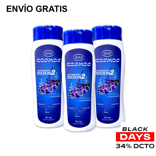 Tratamiento Anticaída Femenino CMS Cosmos Bioxin 2 PAGA 2 LLEVA 3