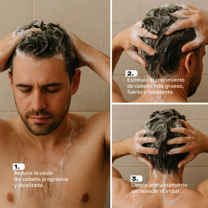 Shampoo Anticaída Masculino CMS Cosmos Bioxin 5