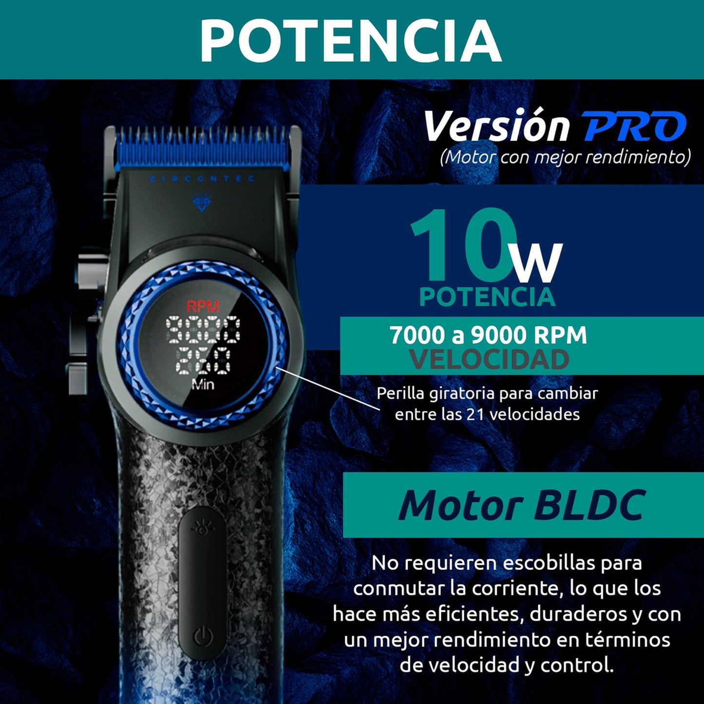 Maquina De Corte Inalambrica VGR V001 Blue Edition