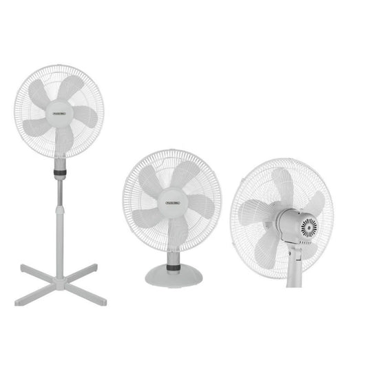 Ventilador De Pedestal 3 En 1 Proctor Silex PS1013-5 Blanco